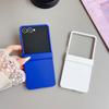 Bonbonfarbe Ultra-dünne Hautgefühl PC-Scharnier Schutzhülle für Samsung Galaxy Z Flip 8/7/6/5/4/3 Anti-Fingerabdruck Anti-Drop Abdeckung