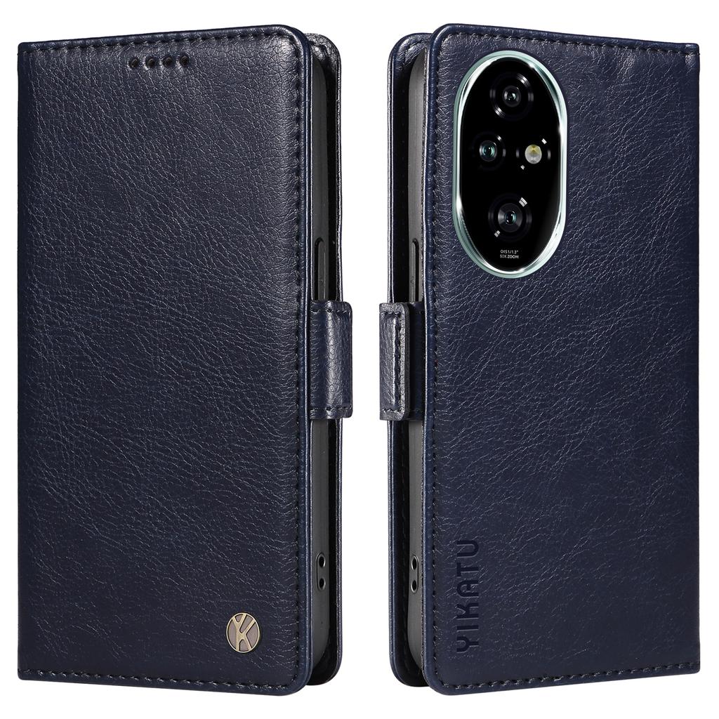 YIKATU YK-007 For Honor 200 Pro 5G PU Leather Stand Phone Case Wallet Anti-Scratch Phone Cover