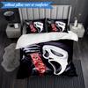 Scr-eam Horror Movie 3pcs K-pop Music Group Bedding set,Ideal for Bedroom, Dormitory,Including Duvet Cover And 2pcs Pillowcases,Fan Gifts