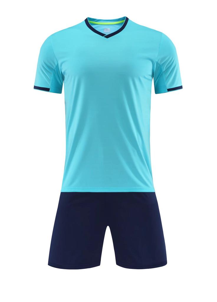 Adult Kids Soccer Uniform Set Breathable Sweat Absorption Quick Dry Soccer Jersey Stitching Color Competition Training Soccer Uniform