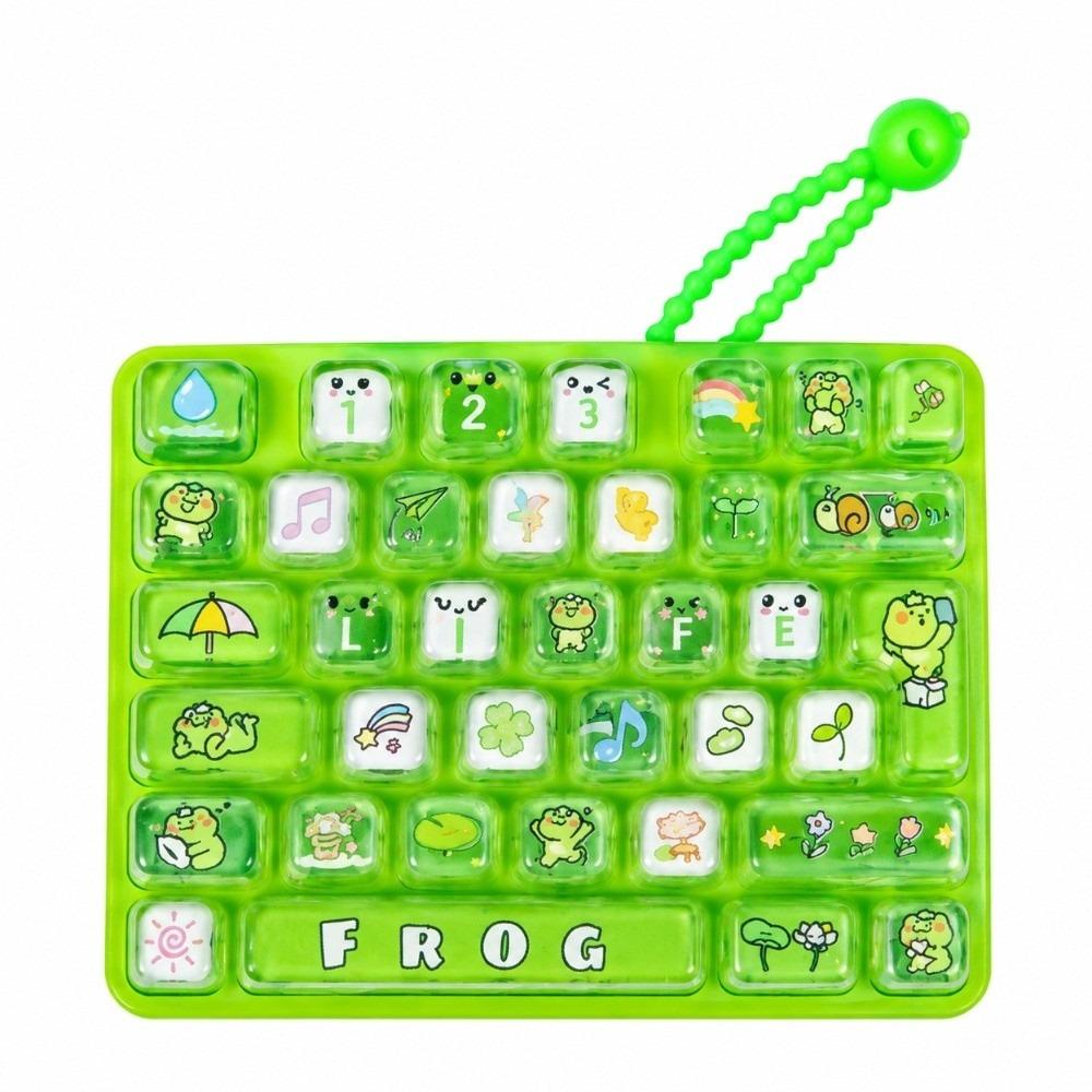 Animals Fingertip Button Keyring Cartoon Keyboard Clicker Keychain  Office Use