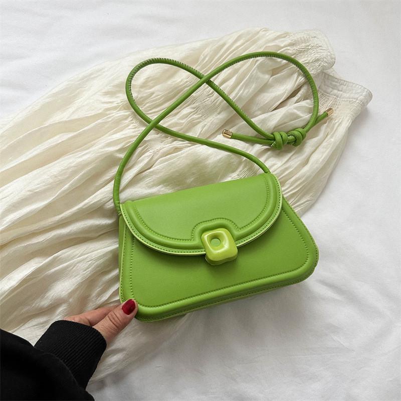 Sleek And Fashion-forward Mini Shoulder Bag For Women Featuring A Unique Square Shape And Soft Material