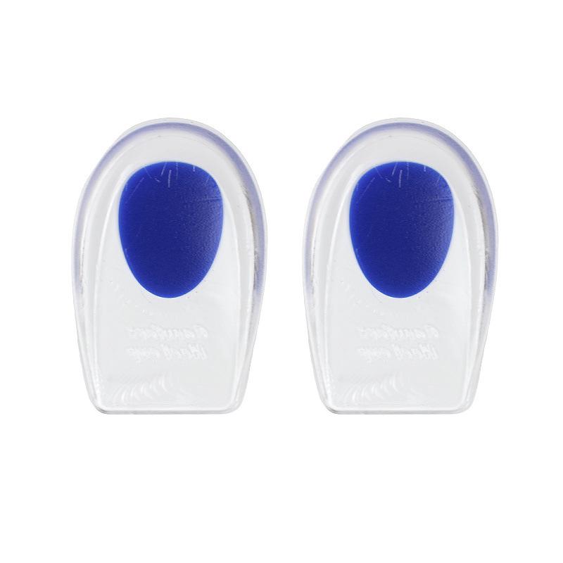 

Unisex Silicone Heel Pad: Relieves Foot Fatigue, Prevents Pain & Bumps, Shock Absorbing & Height Increasing. Large (Size 40-45) синий