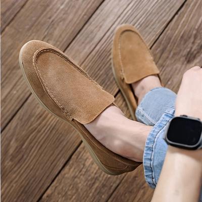 Brand Design Herren Wildlederschuhe Mokassins Driving Flats Herren Loafer Vintage Slip-on Casual Men Social Party Schuhe