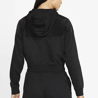 Sweatshirts Women's Black Hooded Moderate Regular CZ1879-010