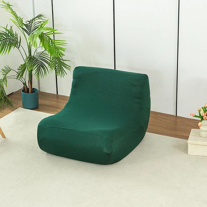 Lazy Sofa Cover Elastic Milk Silk Caterpillar Sofa Cover Relaxing Sofa Slipcovers All Inclusive Lounge Couch Protective Case