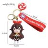Charming Genshin Impact Keychain Silicone Accessories Perfect Birthday Gifts