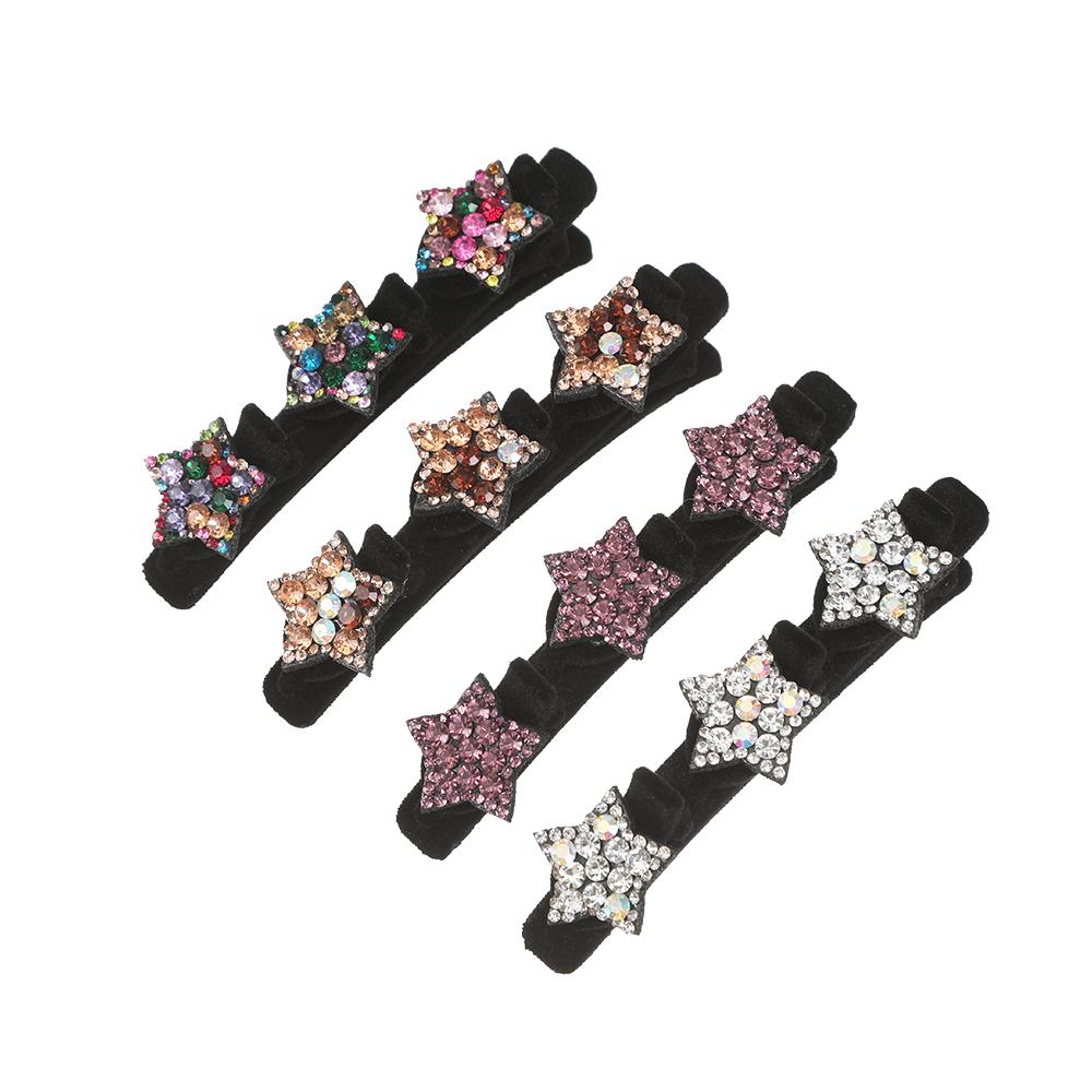 Molans Butterfly Rhinestone Hair Pins Sweet Girls Barrettes Hairpin Bangs Buckle Hairclip Lovely Hair Accessories