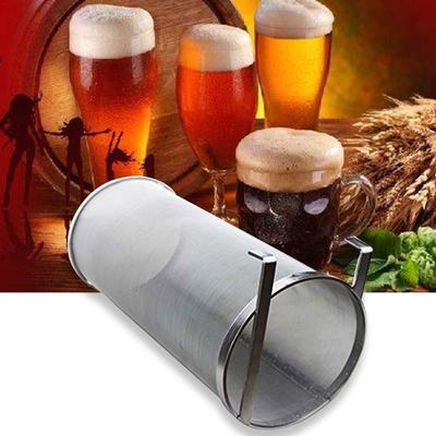 300 Micron Stainless Steel Homemade Brew Beer Hop Mesh Filter Strainer with Hook Spider     Brewing