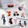 86PCS  Cartoon Zootopia 2 Stickers Graffiti DIY Phone Skateboard Laptop Luggage Bike PVC Waterproof Decals Kid Toy