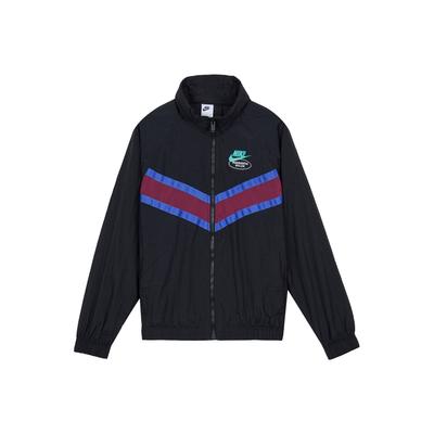 Logo Plant Stand Collar Zip-Up Jacket Men Jacket Black DM5021-010