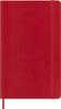 Moleskine 2026 Daily January Large Size W x 21cm Soft Scarlet DSF212DC3Y26 Planner, 12-Month Diary, Start, (13cm H), Cover, Red,