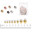 20-500pcs/lot 3-14mm CCB Ball Beads Gold Color Loose Spacer Round Beads For Jewelry Making DIY Bracelet Necklace Accessories