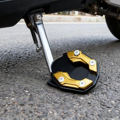 Motorcycle Kickstand Pad Side Stand Cover Compatible with Universal Stop Stands Dirt Bike Scooter Outdoor