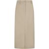 Women's Lyocell Blend Slit Midi Skirt