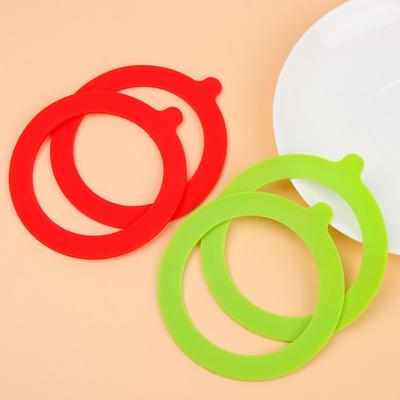 Leakproof Rubber Sealings Storage Canning Accessories Mason Jars Gaskets Rubber Seals Rings Jar Gaskets Silicone Seals