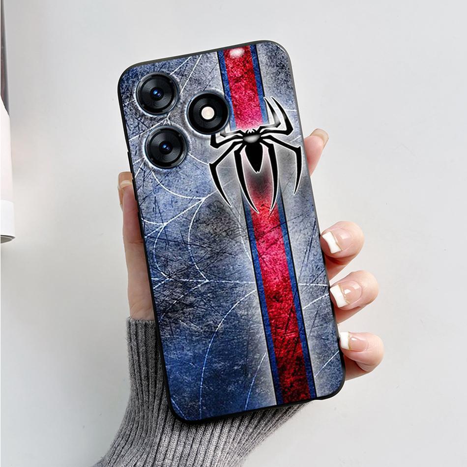 For Tecno Spark 10 Pro Case 2023 Fashion Marble Silicone Black Soft Covers For Tecno Spark 10C Spark10 Pro KI7 KI5q KI5k Bumper
