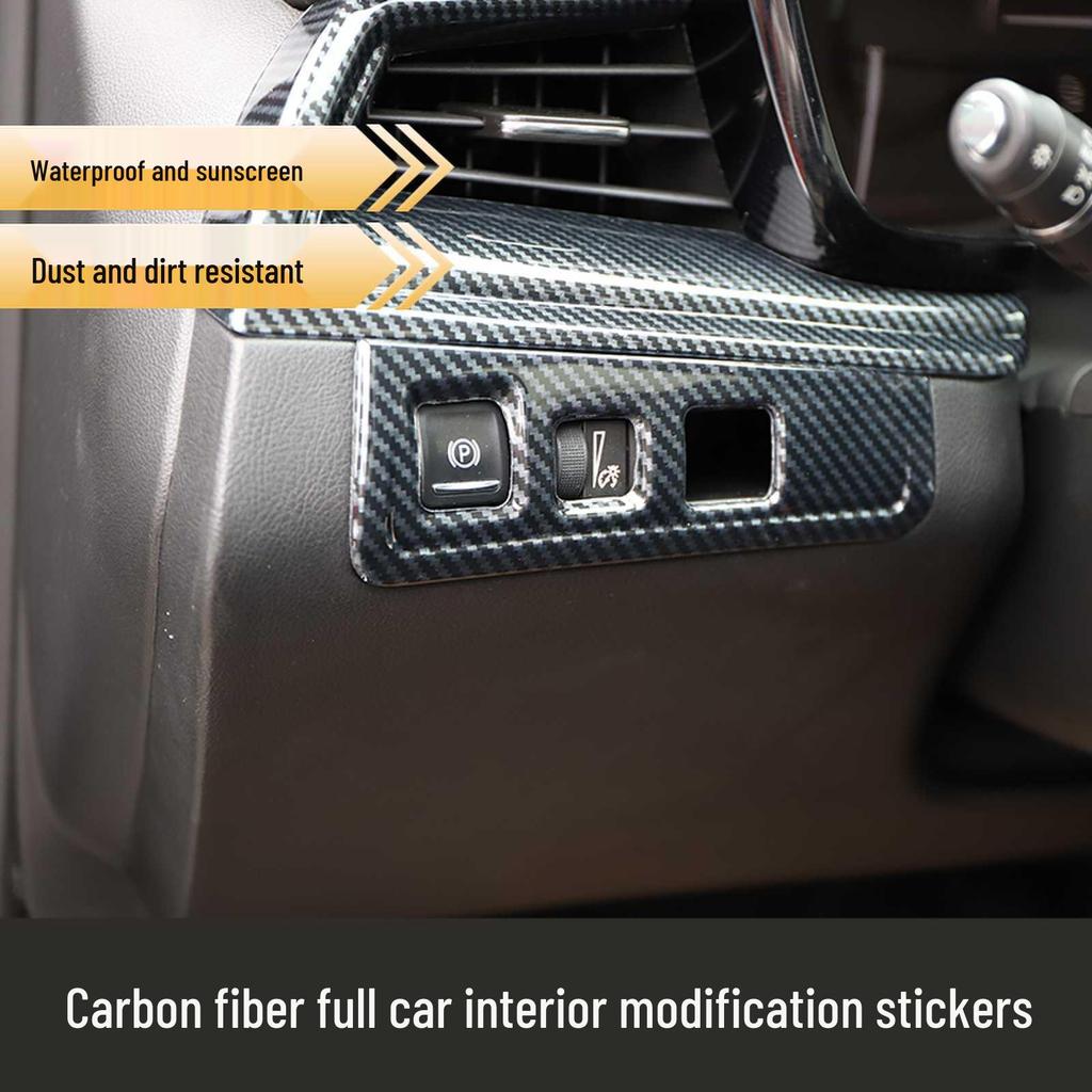 XT5 Kohlefaser-Imitation Pfirsichholz Mittelkonsolenverkleidung (2016-23)