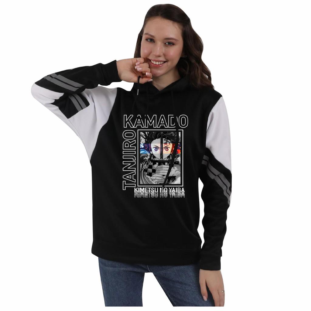 Demon Slayer Anime Mode Lässiges Kapuzensweatshirt für Männer und Frauen