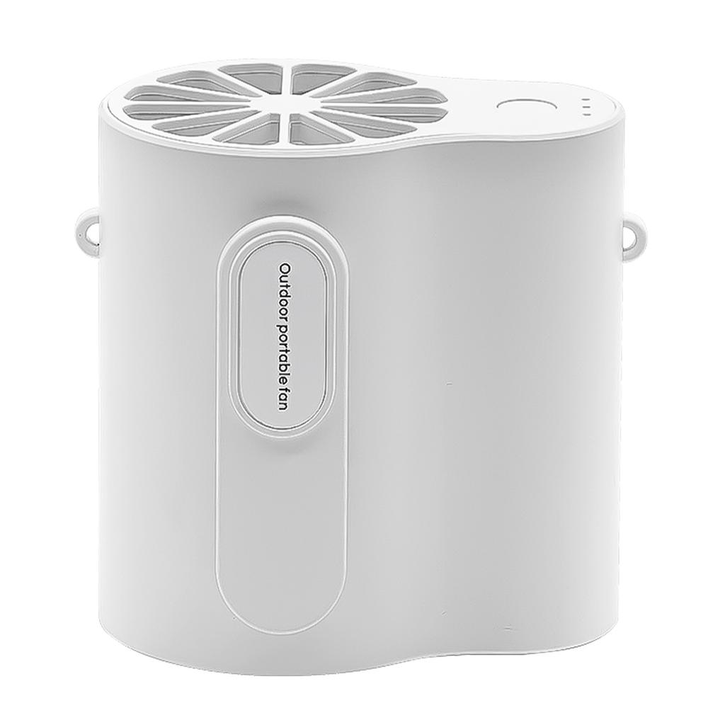 USB Outdoor Waist Fan 2000/4000mAh Type-C Charging Portable Neck Fan for Sports