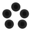 Mini Microphone Windscreens Mic Foam Covers for Lapel Headset Microphone Black, Pack of 5pcs