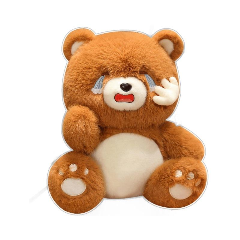 Cute Crying Bear Doll Can Be Pulled Out and Hugged