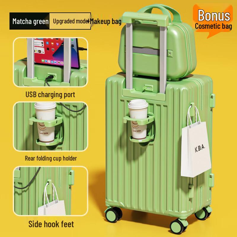 

Kuai Chi Durable Student Travel Suitcase Set