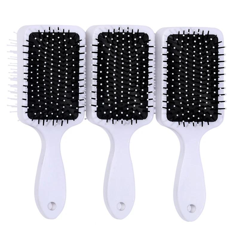 1 Pcs Home Leopard Air Cushion Combs Salon Women Scalp Massage Comb Handle Wide Teeth Hair Brush Anti-static