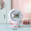 Creative Astronaut Table Clock Bedside Alarm Clock with Voice Alarm and Back Light for Kids
