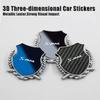 AKG1 Zinc Alloy Metal Car Fender Emblem Side Window Badge Styling Decal For Ford S-MAX Logo Exterior Modification Decor Accessories