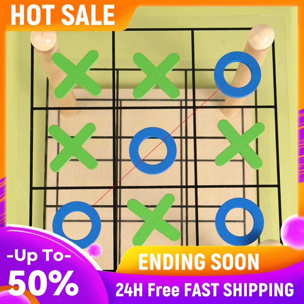 

3 Layer Classic XO Strategy Game Connect Board Games 3D Strategic Toys Wooden Row Connect Board Games for Family & Kids China Mainland