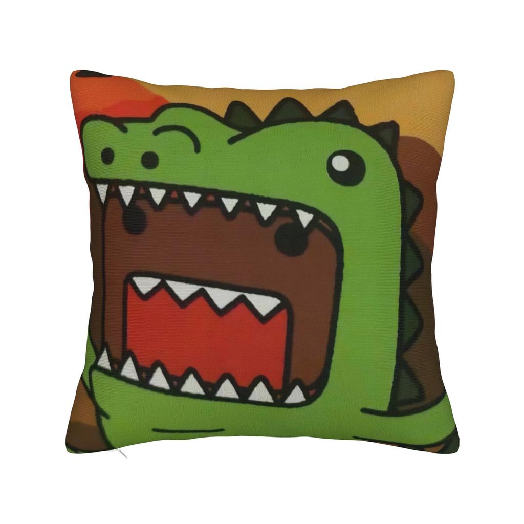 Domo Kun Pillowcase Merchandise Printing Cushion Cover Decorative Pillow Case Cover Living Room Multi Size