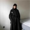 Women's Petite Medium-Length Woolen Coat: 2025 Autumn/Winter Korean Style, Thickened and Stylish.