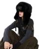 AAKAM Akm Patch Fur Trapper Hat (Black)