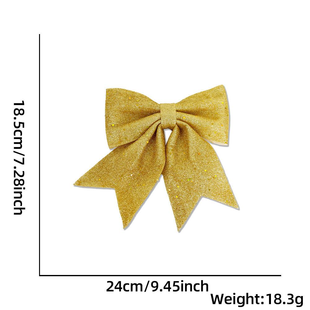 Pearl Stylish Cotton Glitter Bow Ornaments Ideal For Holiday Decor And Diy Projects Craft