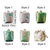 Chinese Style Brocade Storage Bag Makeup Bag Embroidered Handbag Hanfu Teacup Cloth Pouch  Travel