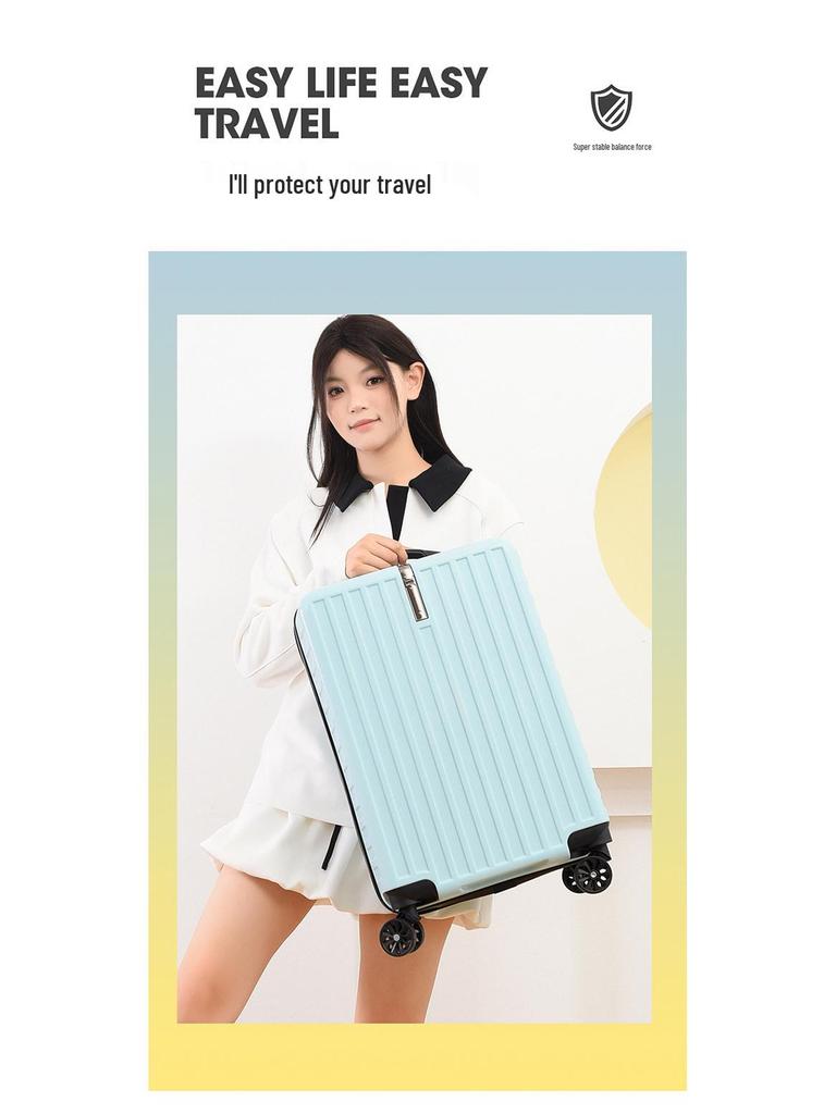 20-Inch Children's Travel Suitcase with Universal Wheels and Password Lock