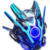 Cyber Punk Led Mask M-Clasp Night City Festival Man Cosplay Stage Property SCI-FI LED Lamp Halloween Party Gifts For Teenagers