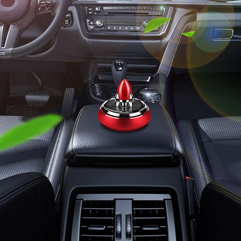Car AromatherapySolar Magnetic Levitation Car Rotating for Creative Ornaments Oil Diffusers