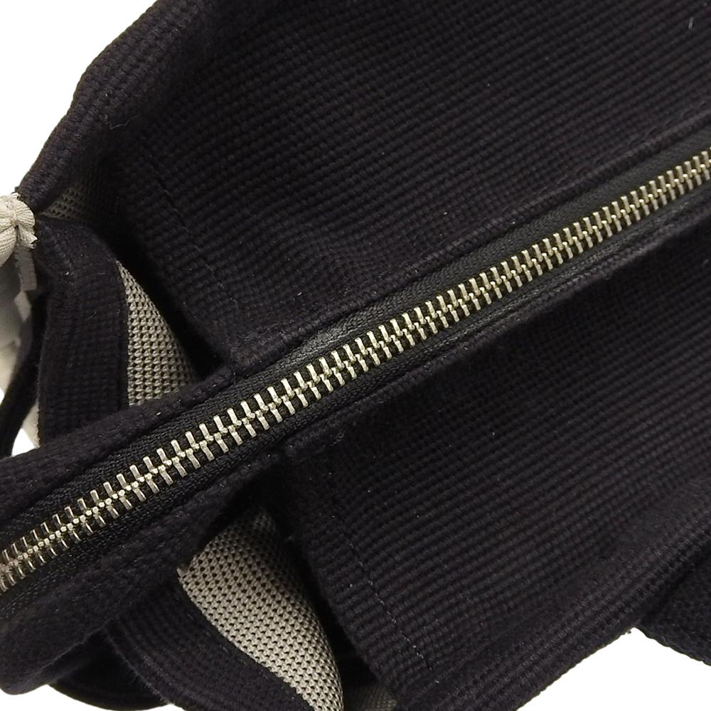 Marc Jacobs Excellent Condition Cotton Canvas Tote Bag with Front Logo and the Jacquard Logo, Medium, Women's, Black, M0017027 Tote Bag blackUsed