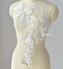 Exquisite Rayon Cotton Embroidered Lace Flower Sticker Wedding Dress Handmade Diy Material Clothing Decorative Accessories