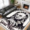 Crystal Velvet Rug Custom Name Text, Soft Non Slip Floor Mat Home DecorNosferatu Count Orlok