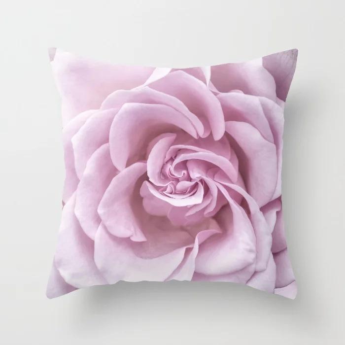 New American Rose Pillowcase Home Sofa Pillow Cushion Cover Soft