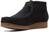Ботинки Clarks Shacre Boot черный велюр