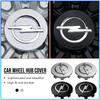 For Opel Crosa D Astra H Insignia Astra J Zafira B Mokkaastra Vivaro Astra G 4Pcs 56mm Car Wheel Center Caps Hub Cap Covers Emblem
