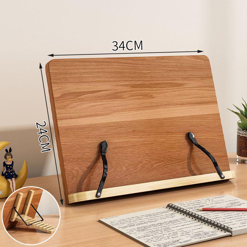 Wooden Desktop Book and Computer Stand - Ideal for Study and Reading