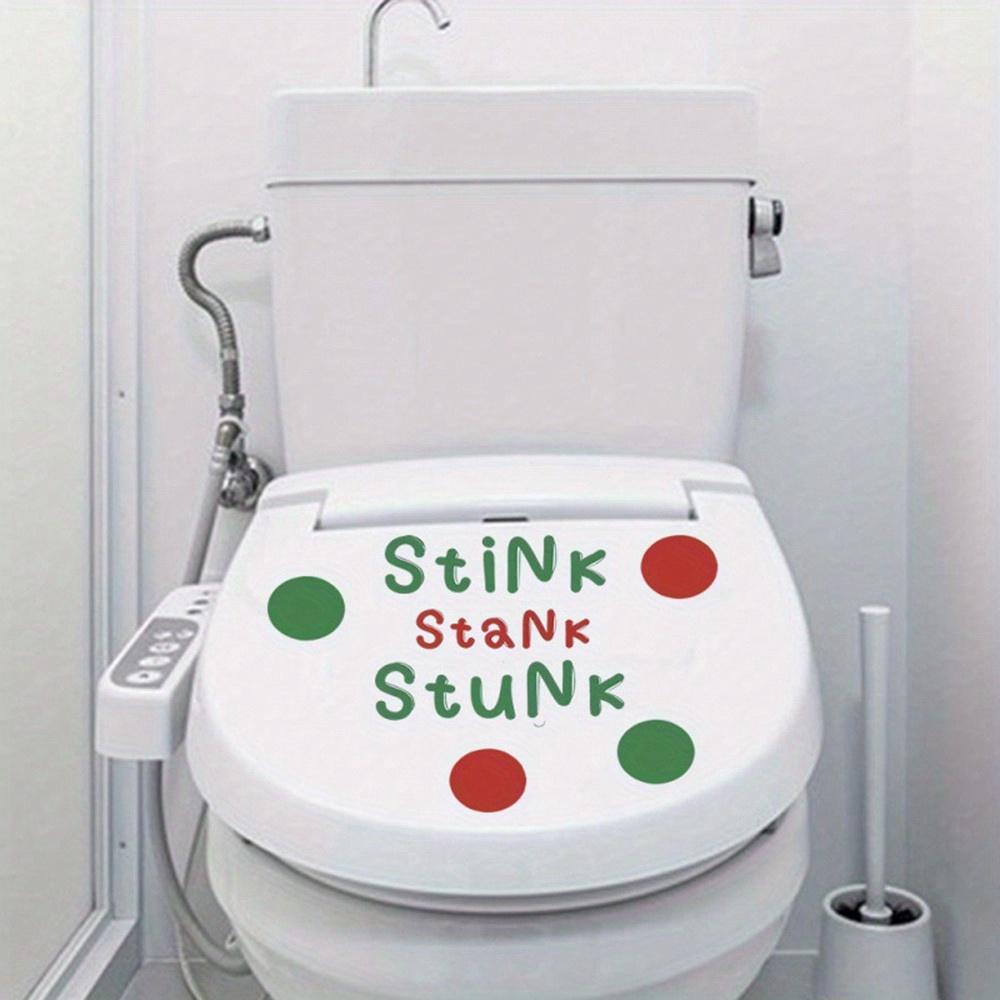 Bathroom Slogan Toilet Sticker, Cross-Border Christmas Decorative Wall Decal