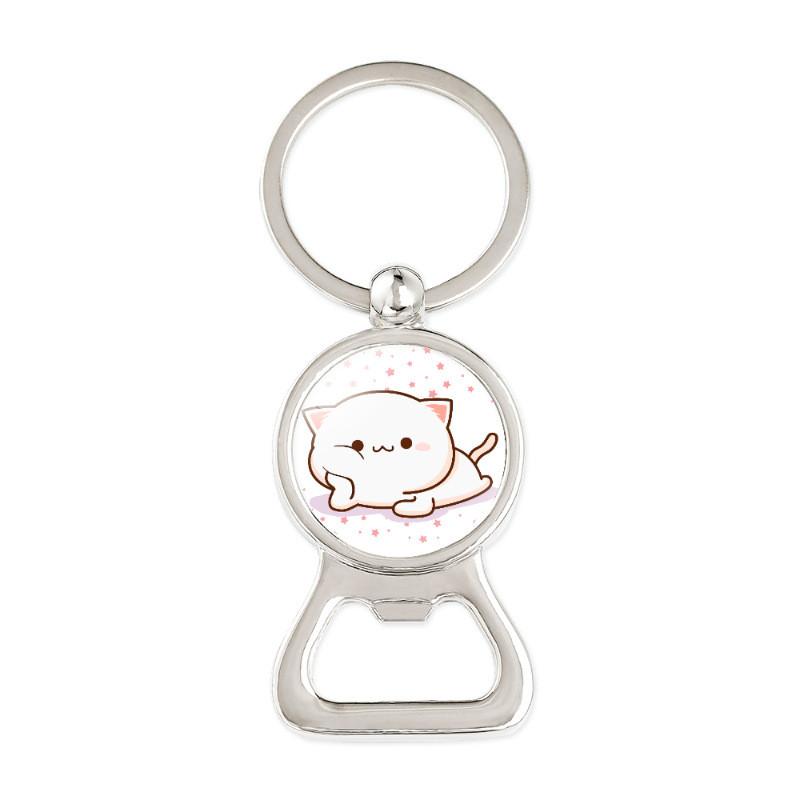 

Кот Милый Мультяшный Брелок-Подвеска с Самоцветом Открывалка для Бутылок Креативный и Очаровательный Шарм Автомобиль 32007712