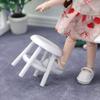Model Playing House Dollhouse Furniture Miniature Chair Sofa Doll House Accessories Wood Mini Stool