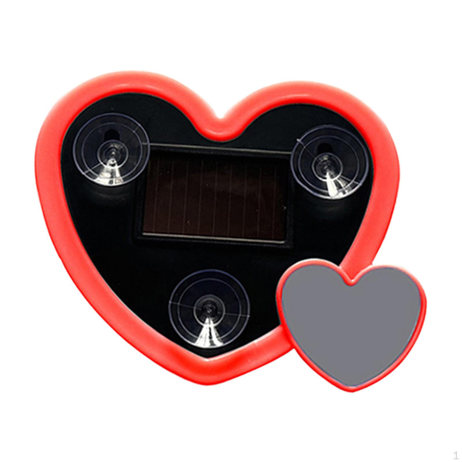 

Heart Car LED Ambient Light Decor Romantic Sign for Triangle or Back Window красный